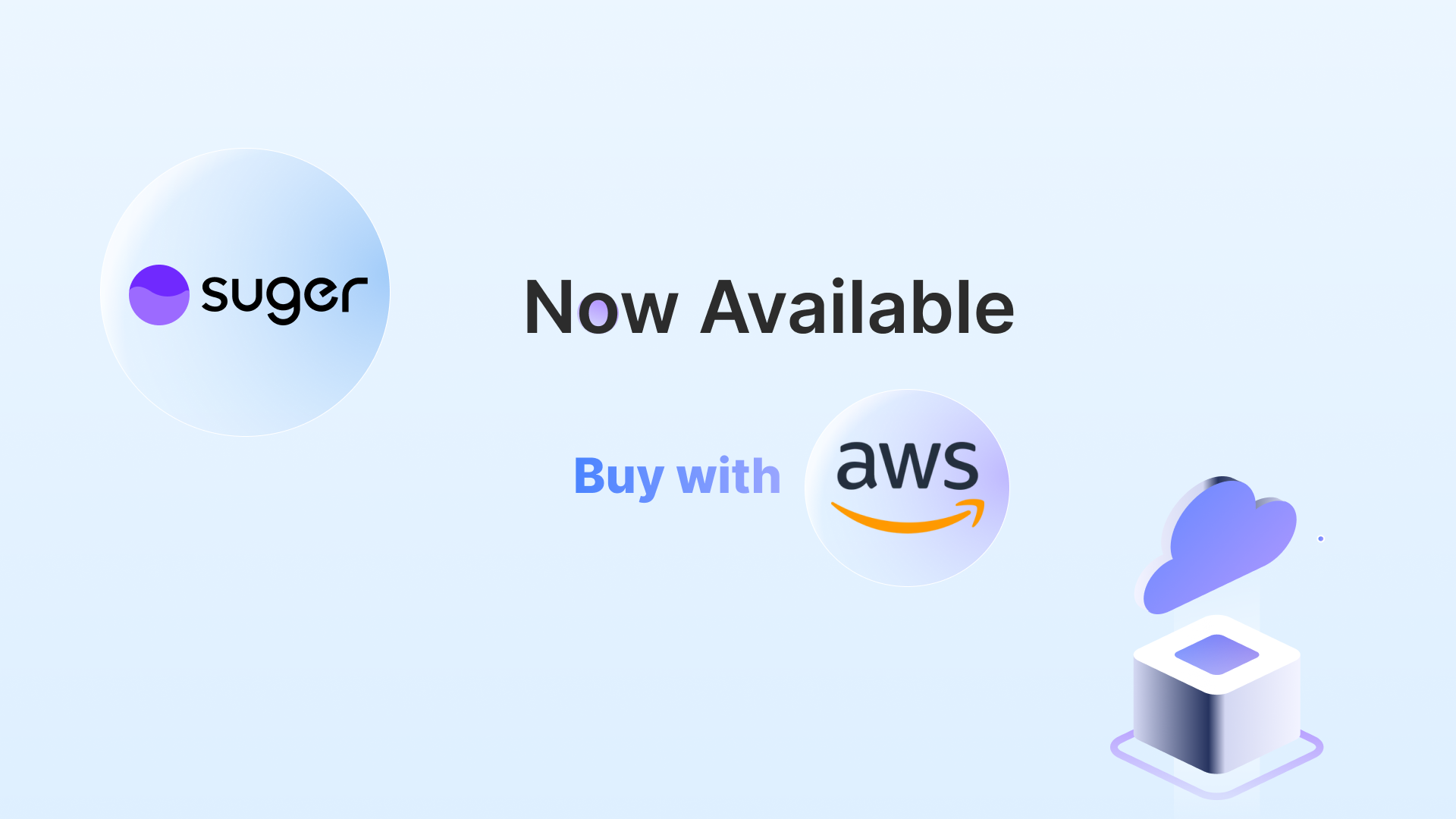Suger is thrilled to be the AWS Launch Partner for “Buy with AWS”!