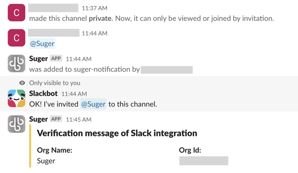Slack Integration