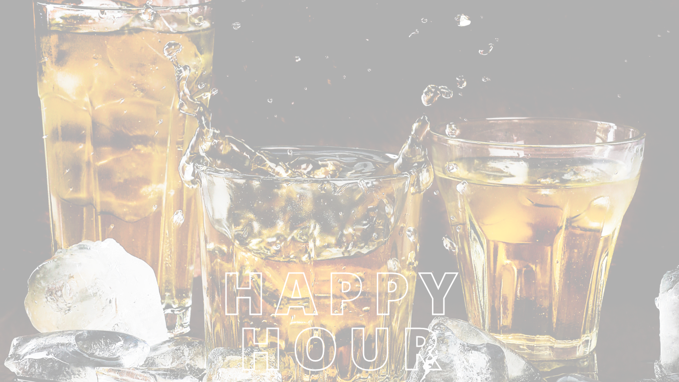 Post de Instagram bar coctelería Happy Hour elegante con fotos blanca y Negra (3)
