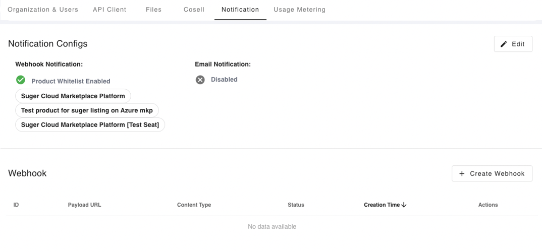 Create Webhook