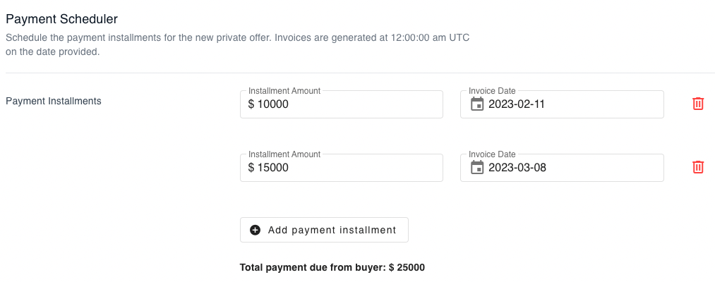 Payment Scheduler