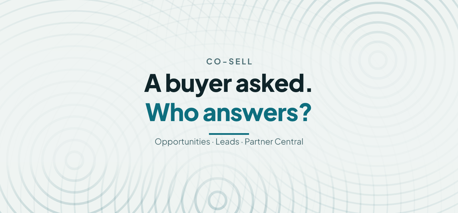AWS Marketplace Request Private Offer: Who Answers?
