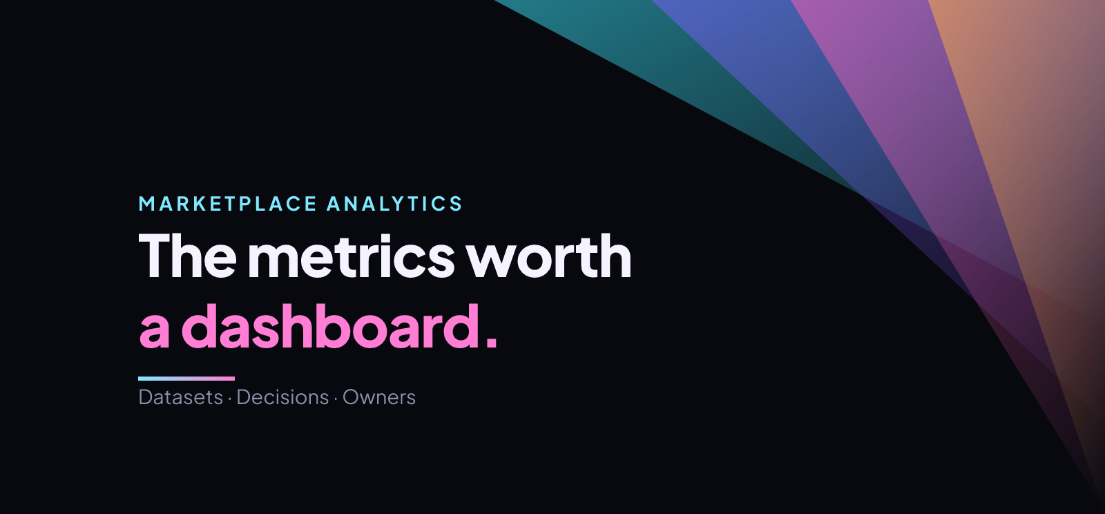 Cloud Marketplace Metrics Worth a Dashboard