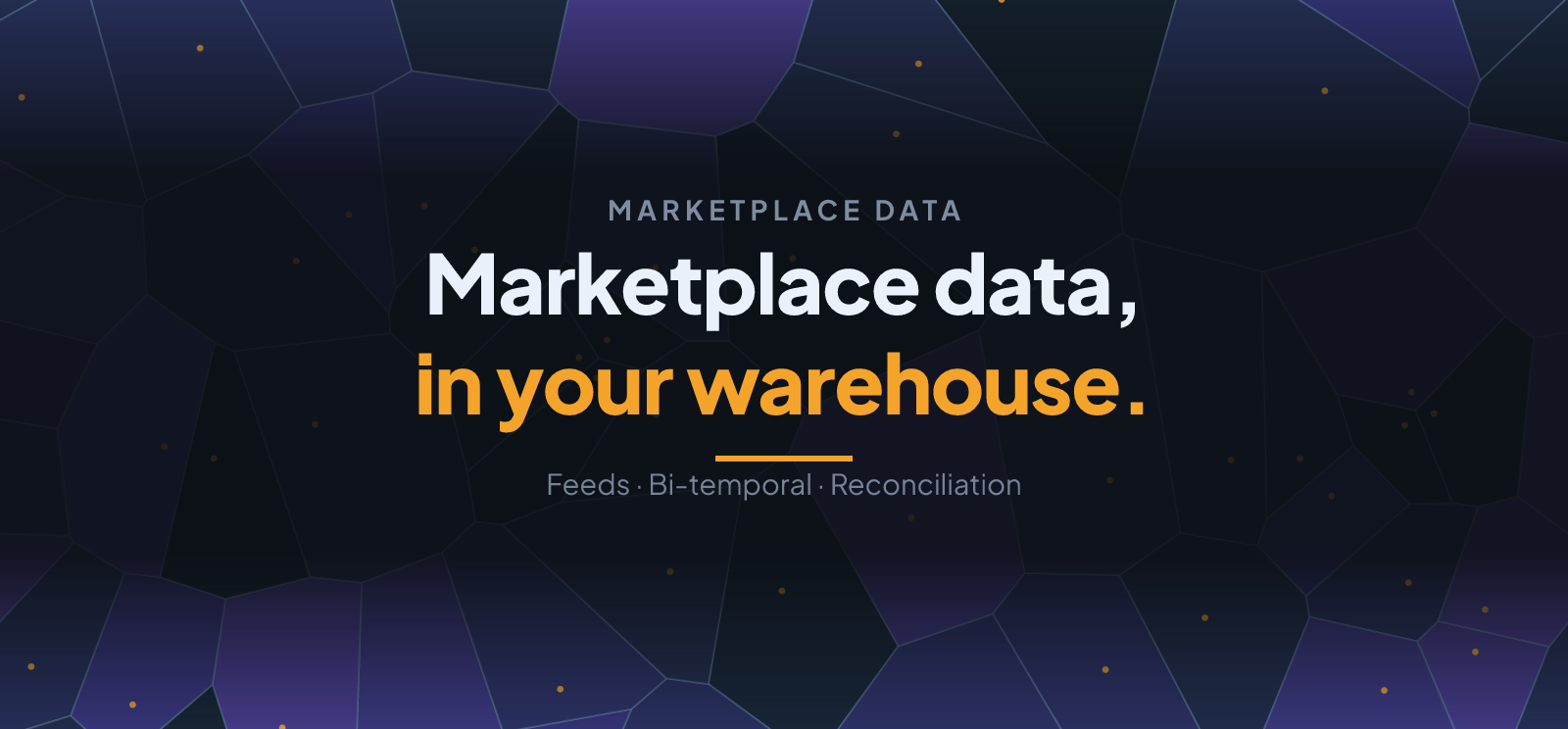 Exporting Marketplace Data to Your Warehouse