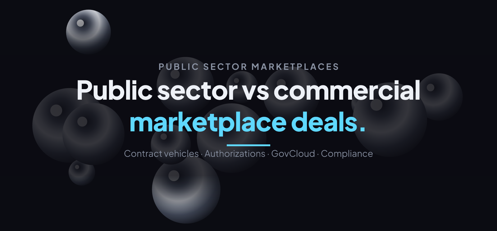Public Sector vs Commercial Marketplace Deals