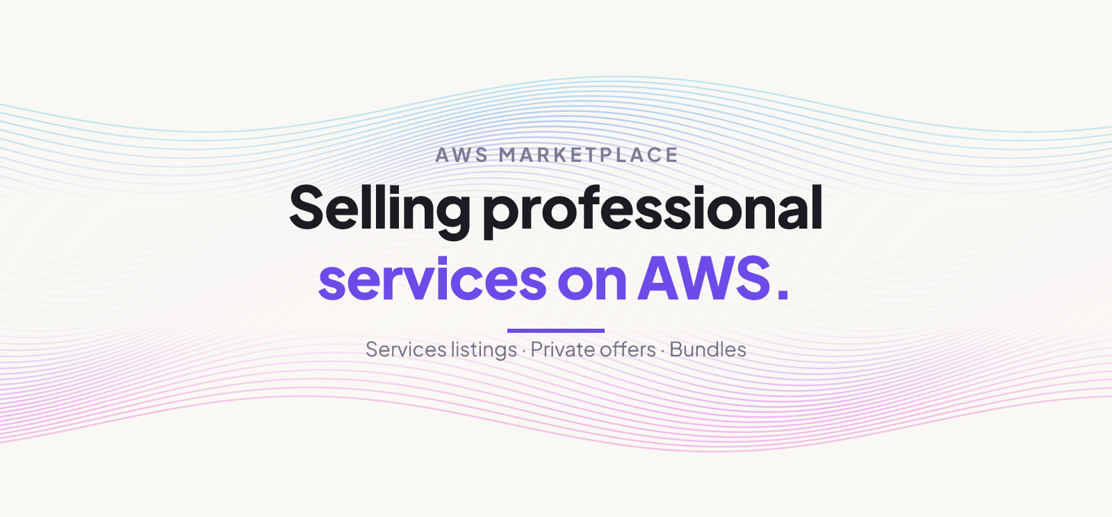 Selling Professional Services on AWS Marketplace