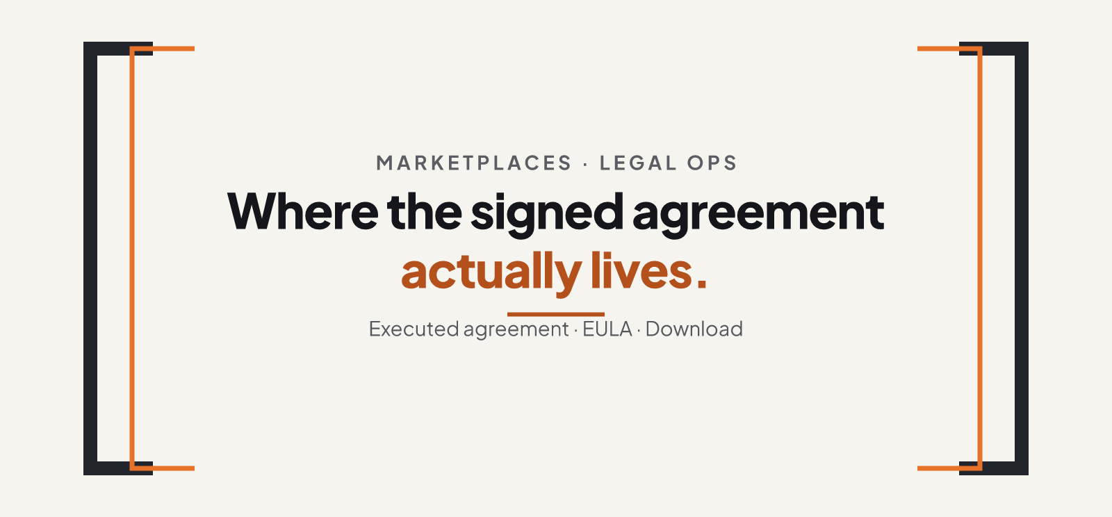 Where a Signed AWS Marketplace Agreement Lives
